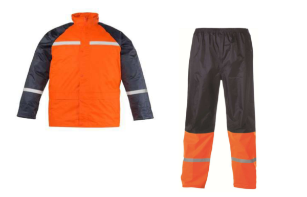 Ensemble de pluie souple « fluo » ProssaSafety